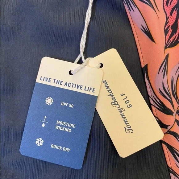 Tommy Bahama Golf Women’s Skort Navy Tropical Quick Dry UPF 50 Size XL - NWT - Picture 9 of 11